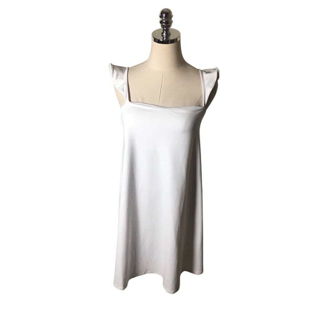 Susana Monaco Mini Dress Women's Size Large Sugar White Shift